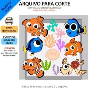 Bolo Decorado Dory