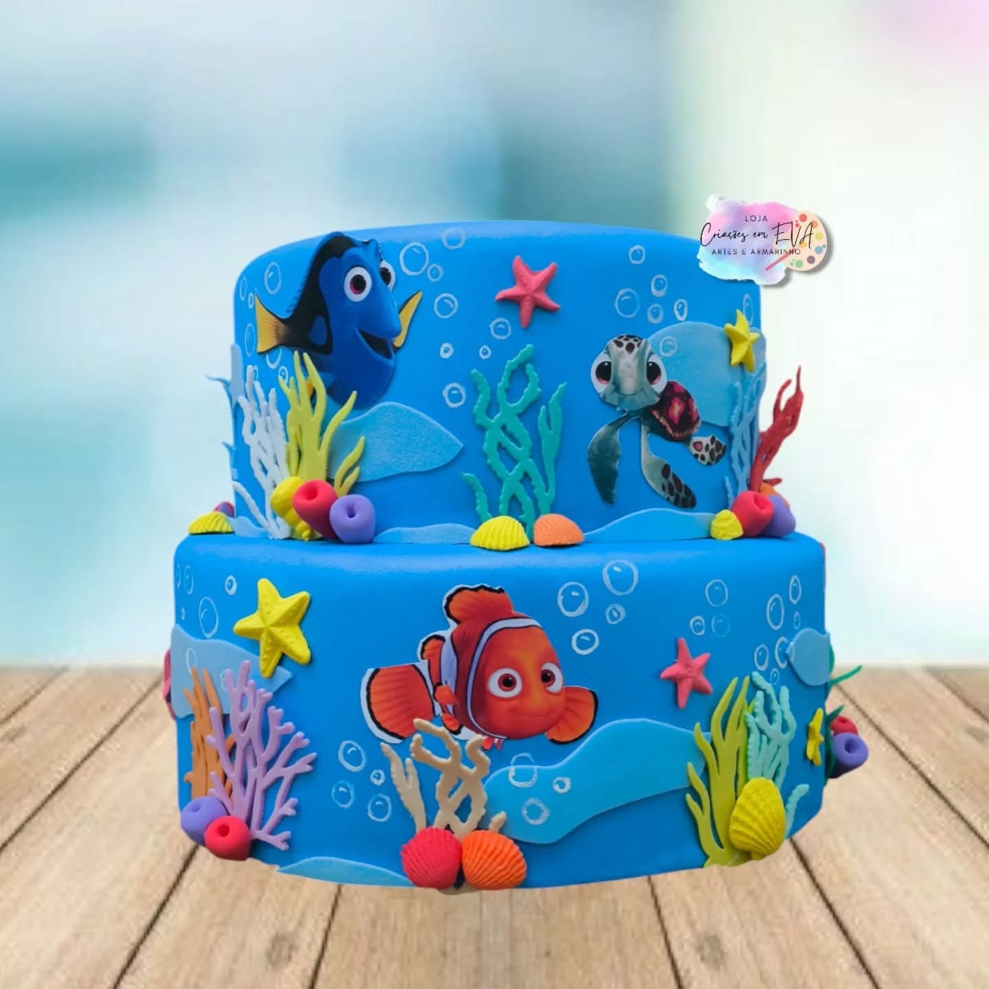 Bolo Decorado Dory