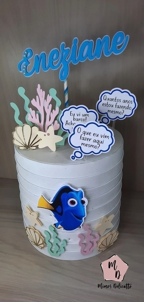 Bolo Decorado Dory