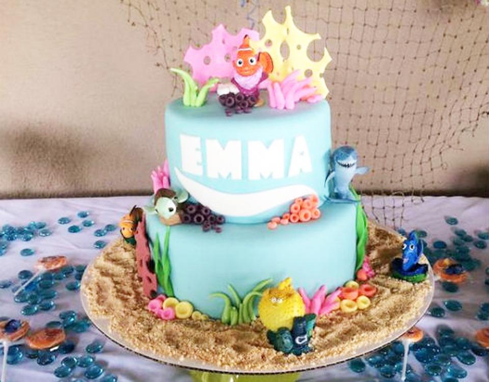 Bolo Decorado Dory