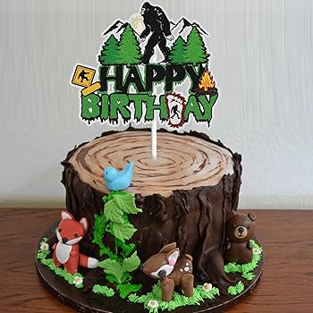 Bolo Decorado Floresta