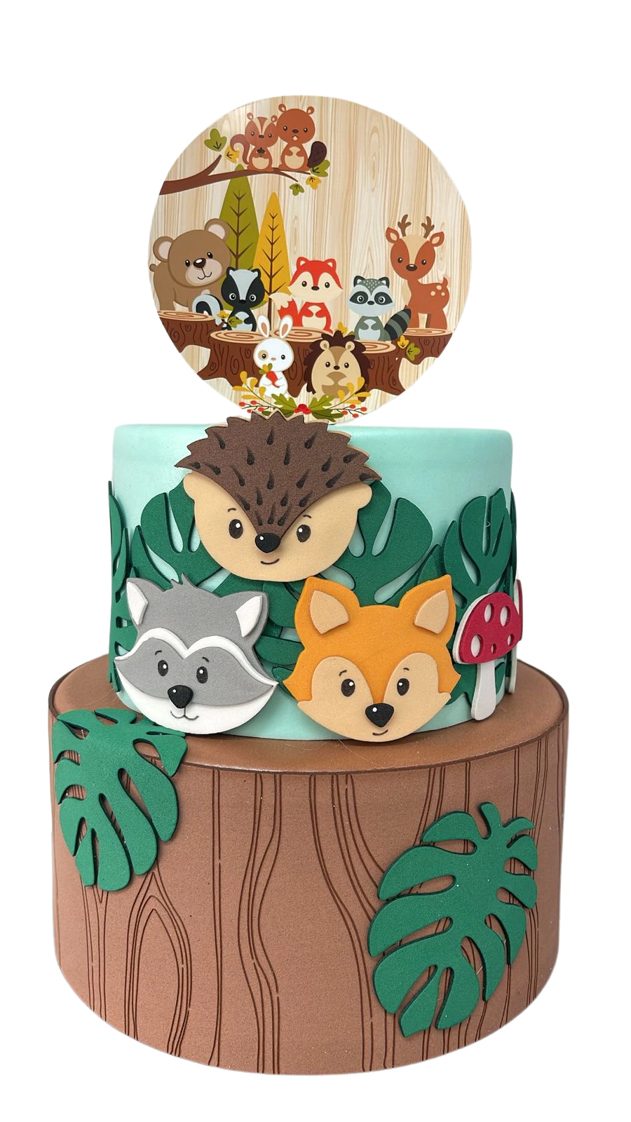 Bolo Decorado Floresta