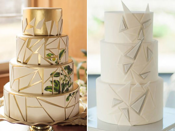 Bolo Decorado Geometrico