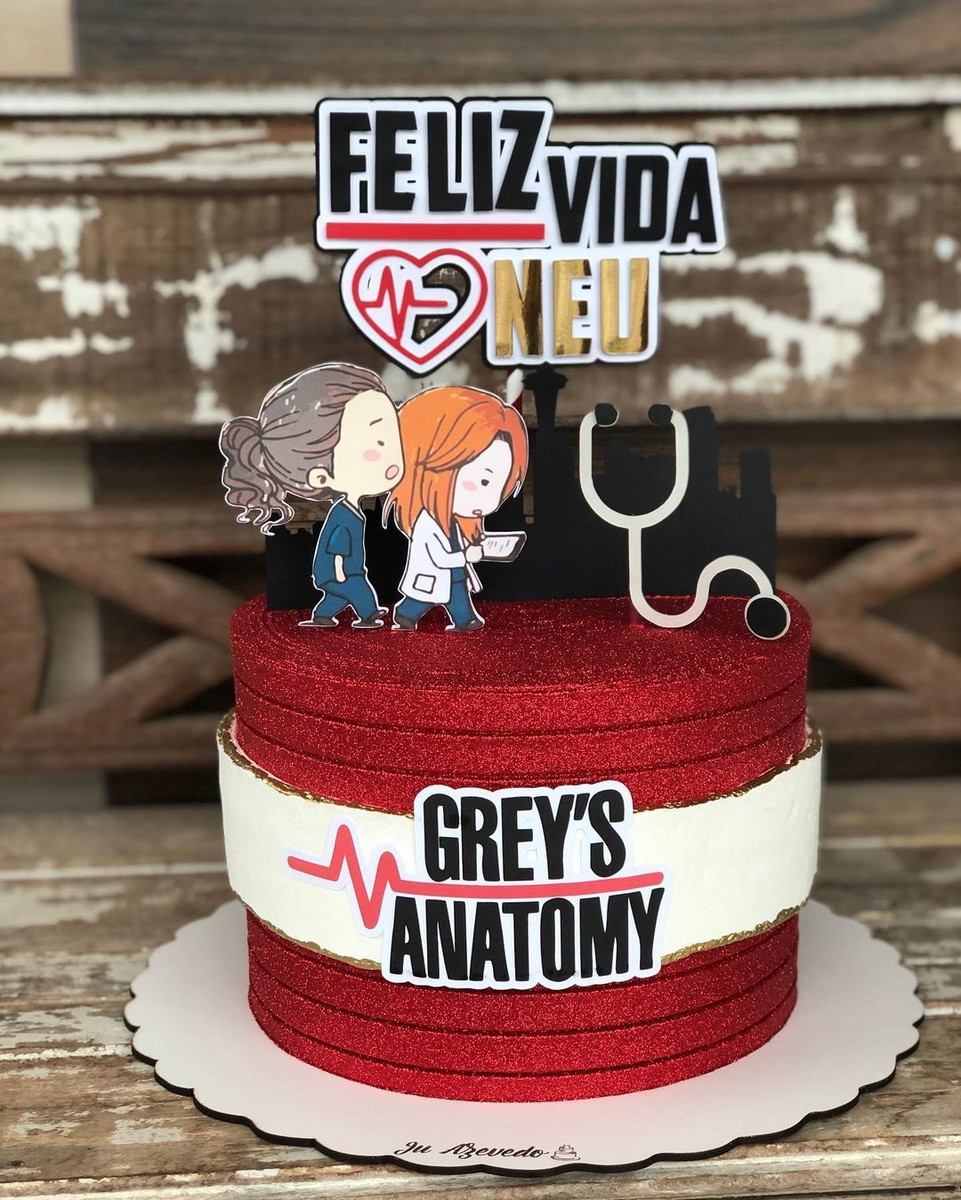 como fazer bolo greys anatomy em casa passo a passo