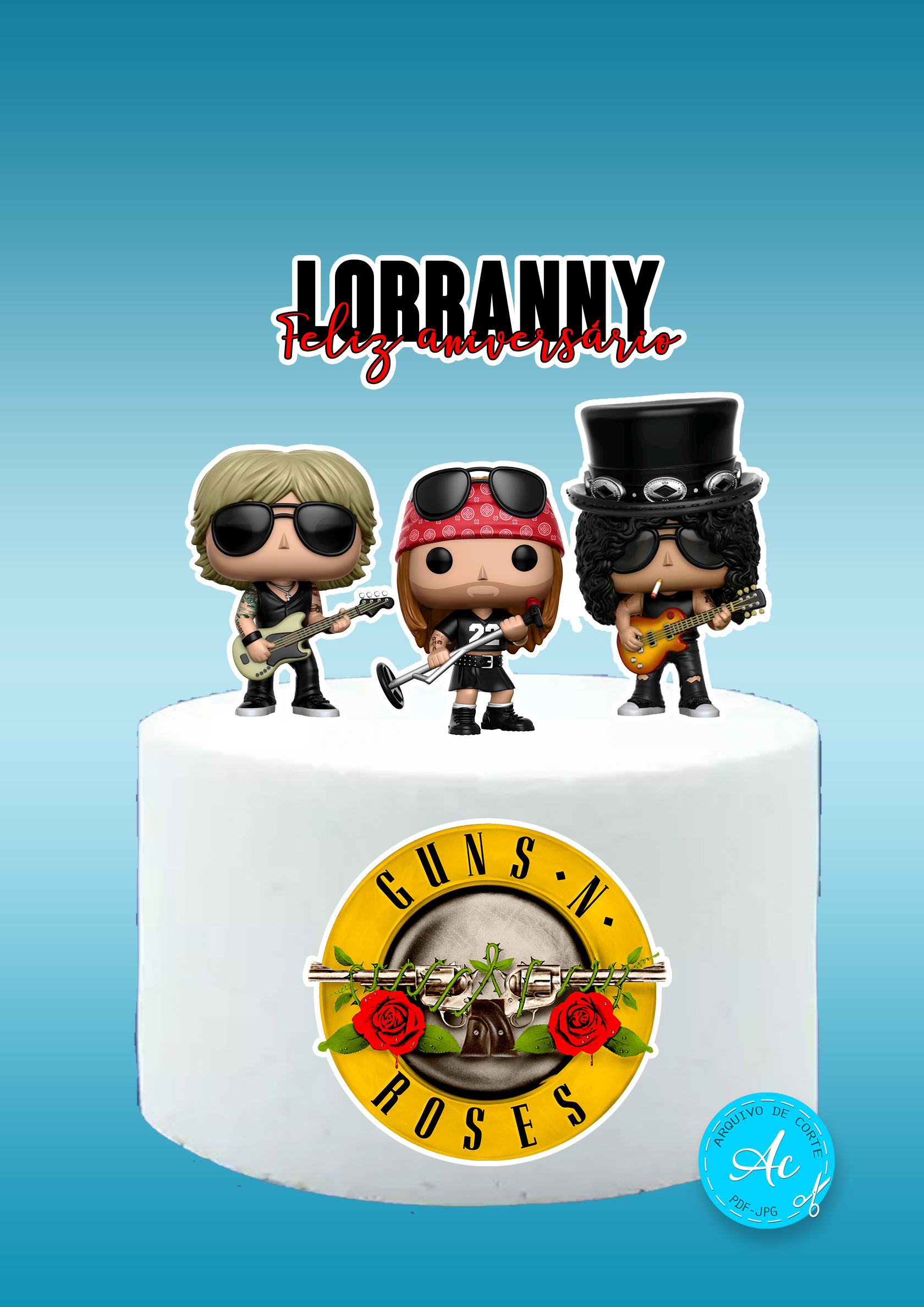 Papel de Arroz ou Pasta Americana: Qual a Melhor Cobertura para Seu Bolo Guns N' Roses?