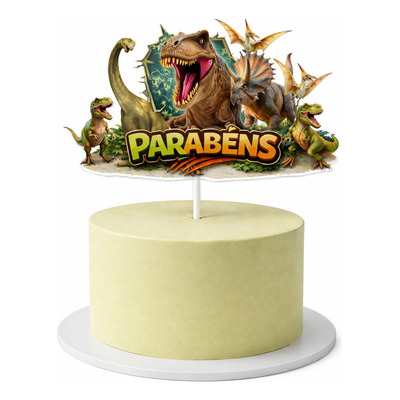 Bolo Decorado Jurassic Park