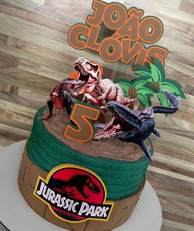 Elementos 3D Comestíveis para Bolo Jurassic Park: Ovos e Pedras