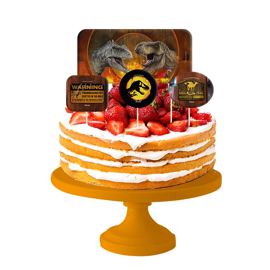 Bolo Decorado Jurassic Park