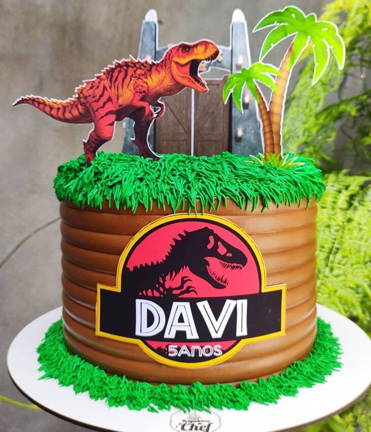 Como Fazer Toppers Personalizados para Bolo Jurassic Park