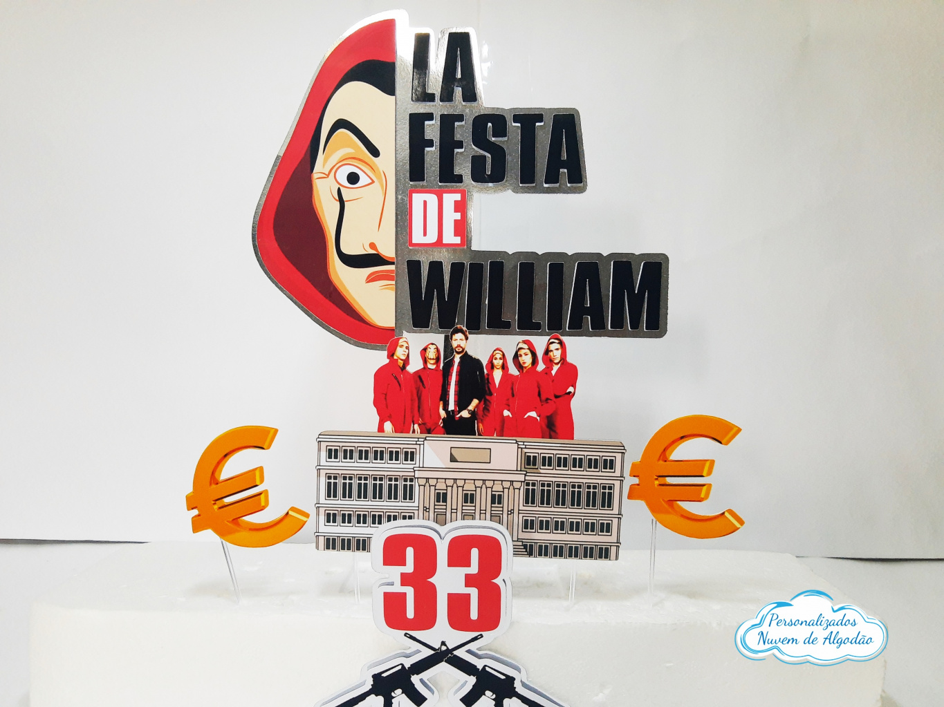 5 ideias de títulos:
1. Bolo La Casa de Papel: Guia Completo de Decoração e Inspiração
2. Como Fazer um Bolo Incrível com o Tema La Casa de Papel
3. Elementos Essenciais para um Bolo Temático de La Casa de Papel
4. Dicas de Personalização para Bolos de Aniversário La Casa de Papel
5. La Casa de Papel: Ideias Criativas para Bolos Fake e Confeitados