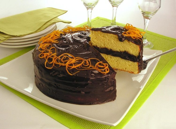 Bolo Decorado Laranja