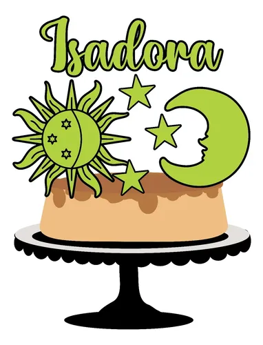 bolo lua galaxia decorado