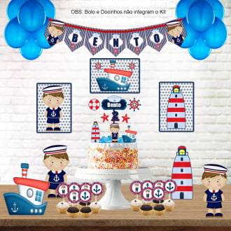 Bolo Decorado Marinheiro