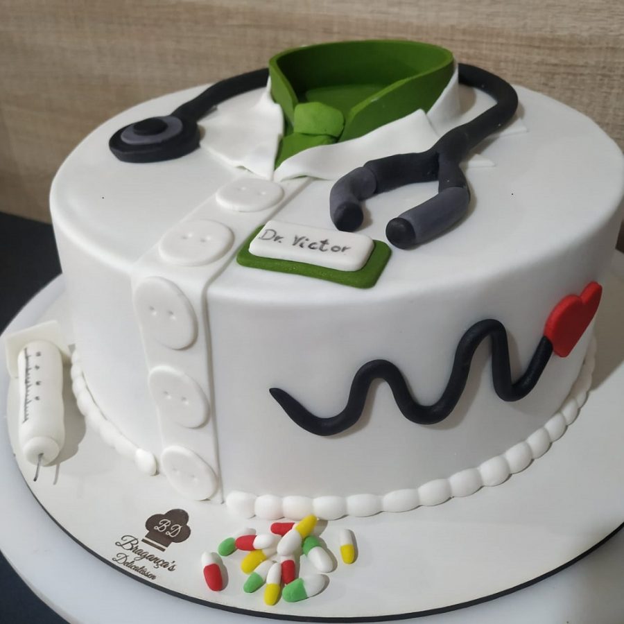Bolo Decorado Medicina