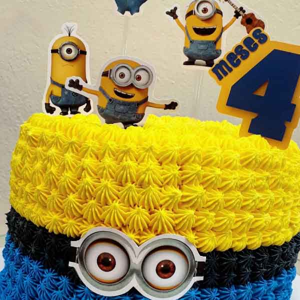 bolo minions personalizado