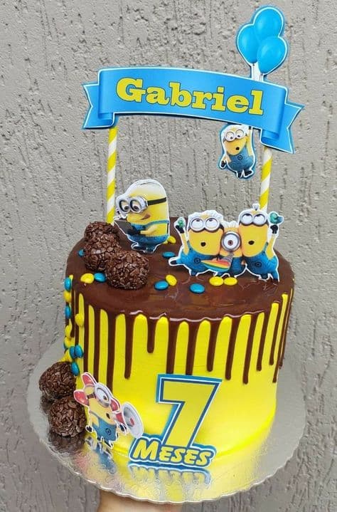 ideias bolo minions