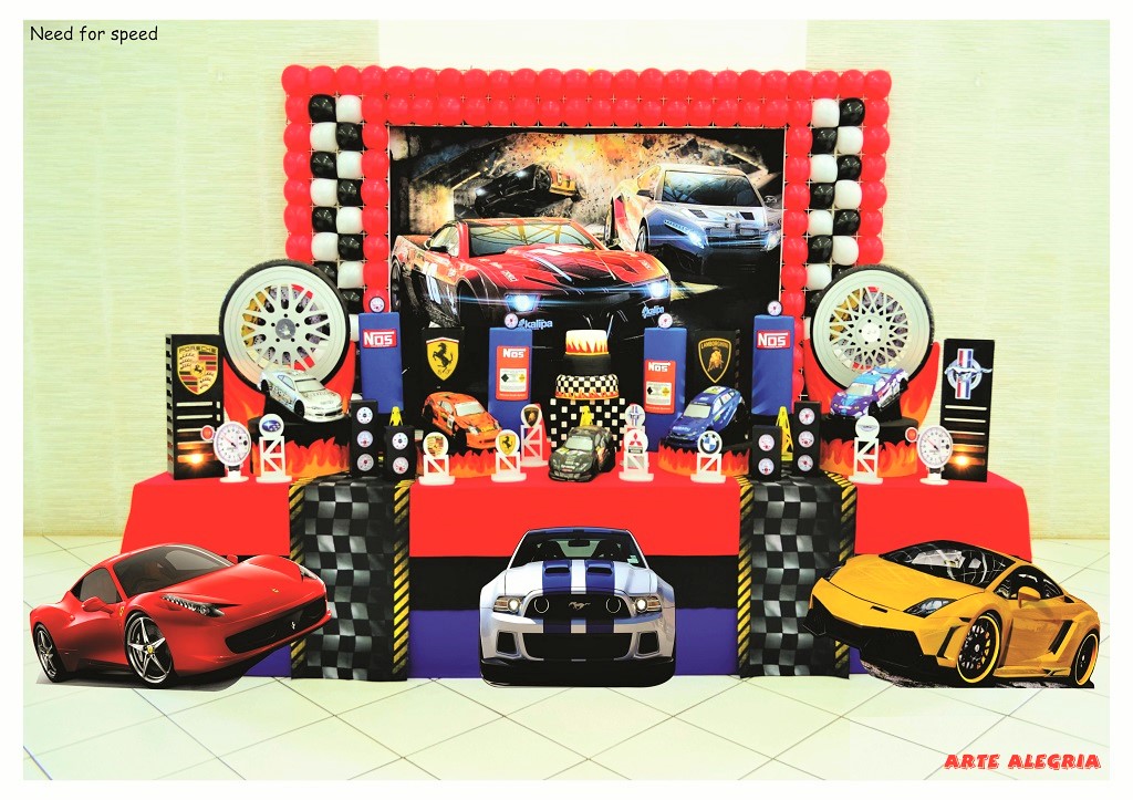 Do Scrapcake ao 3D: Transforme seu Bolo no Universo Need For Speed