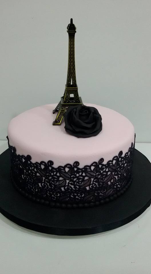 ideias de bolo decorado paris para festa de 15 anos
