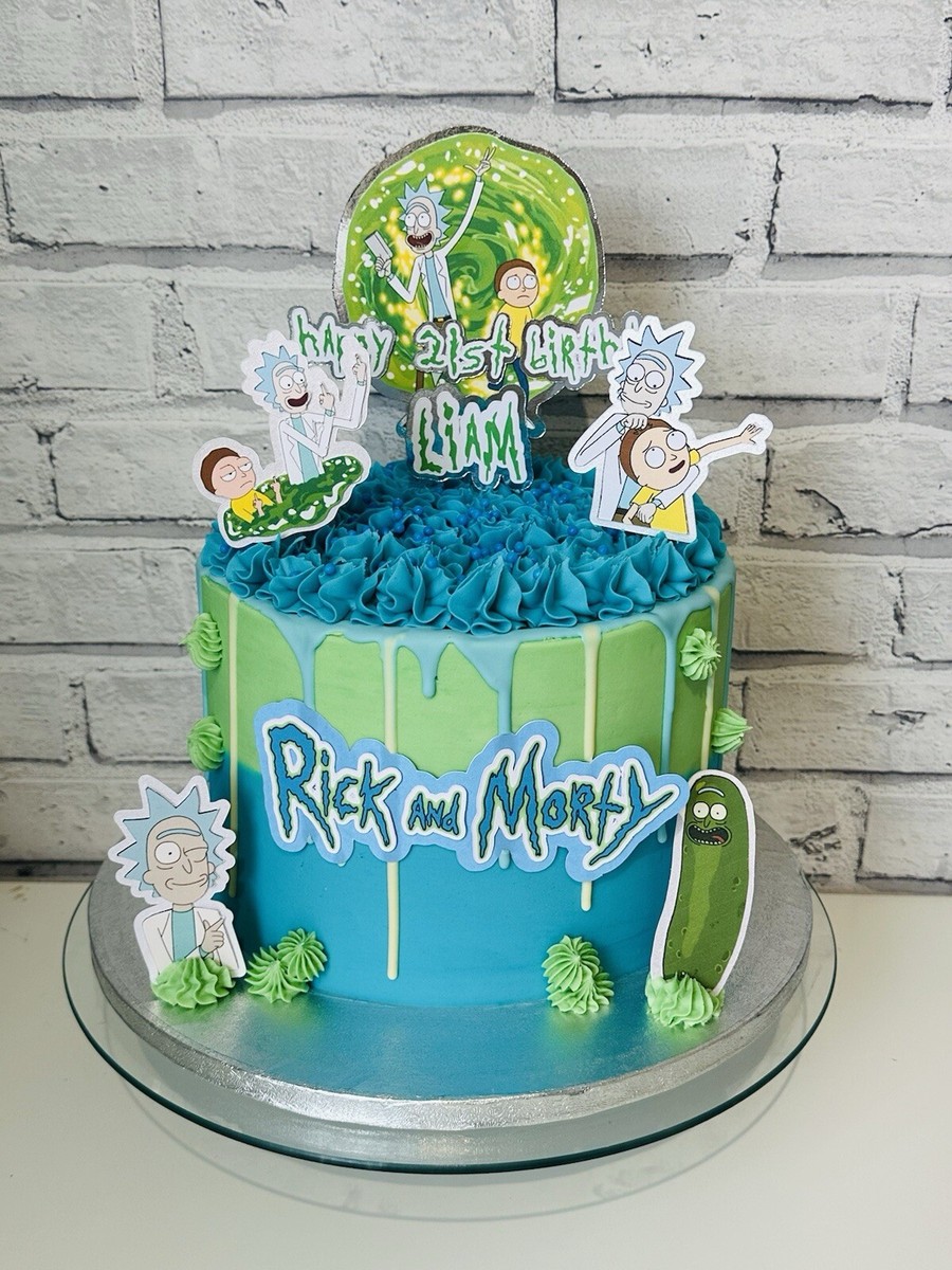 personalizado bolo rick and morty