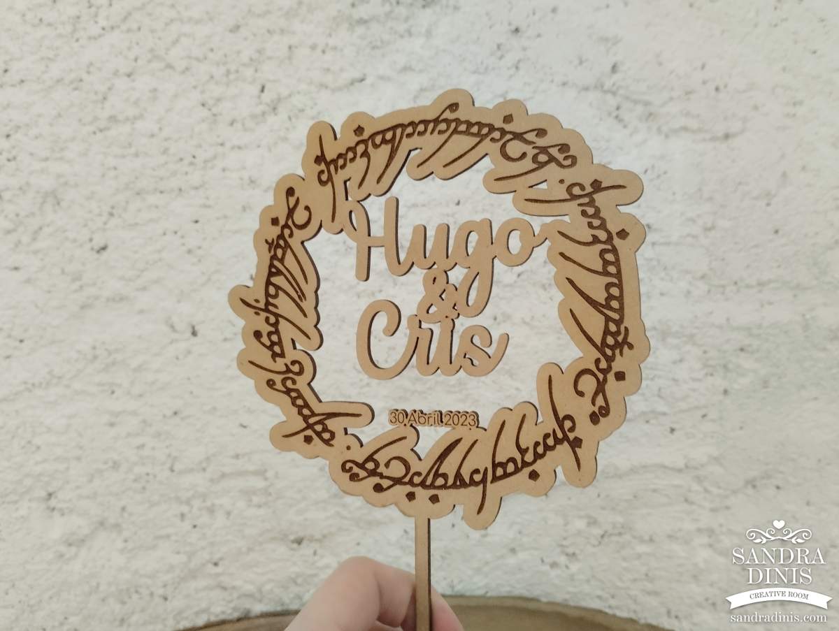 DIY: Decoração Simples para Bolo Senhor dos Anéis com Toppers