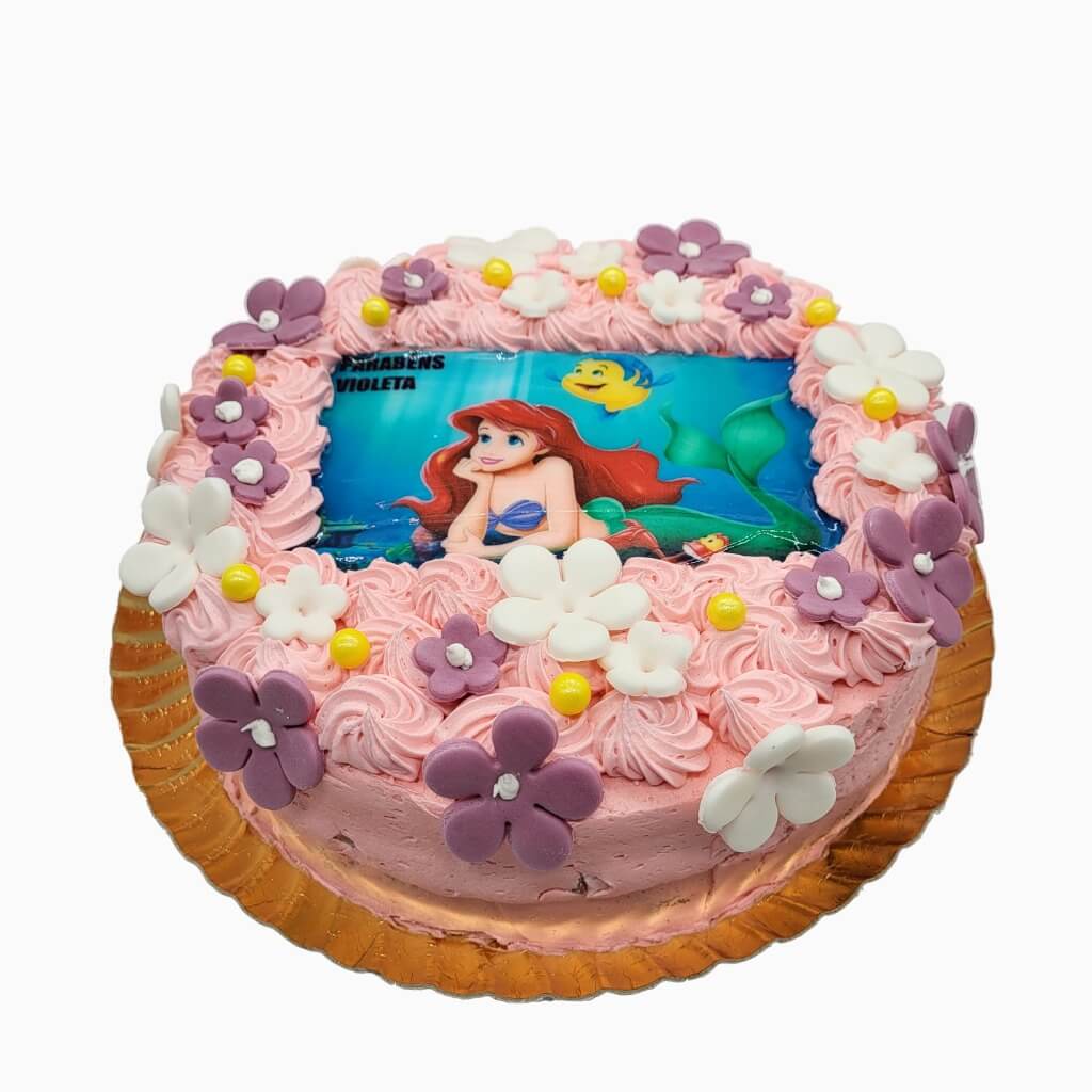 Bolo Decorado Sereia