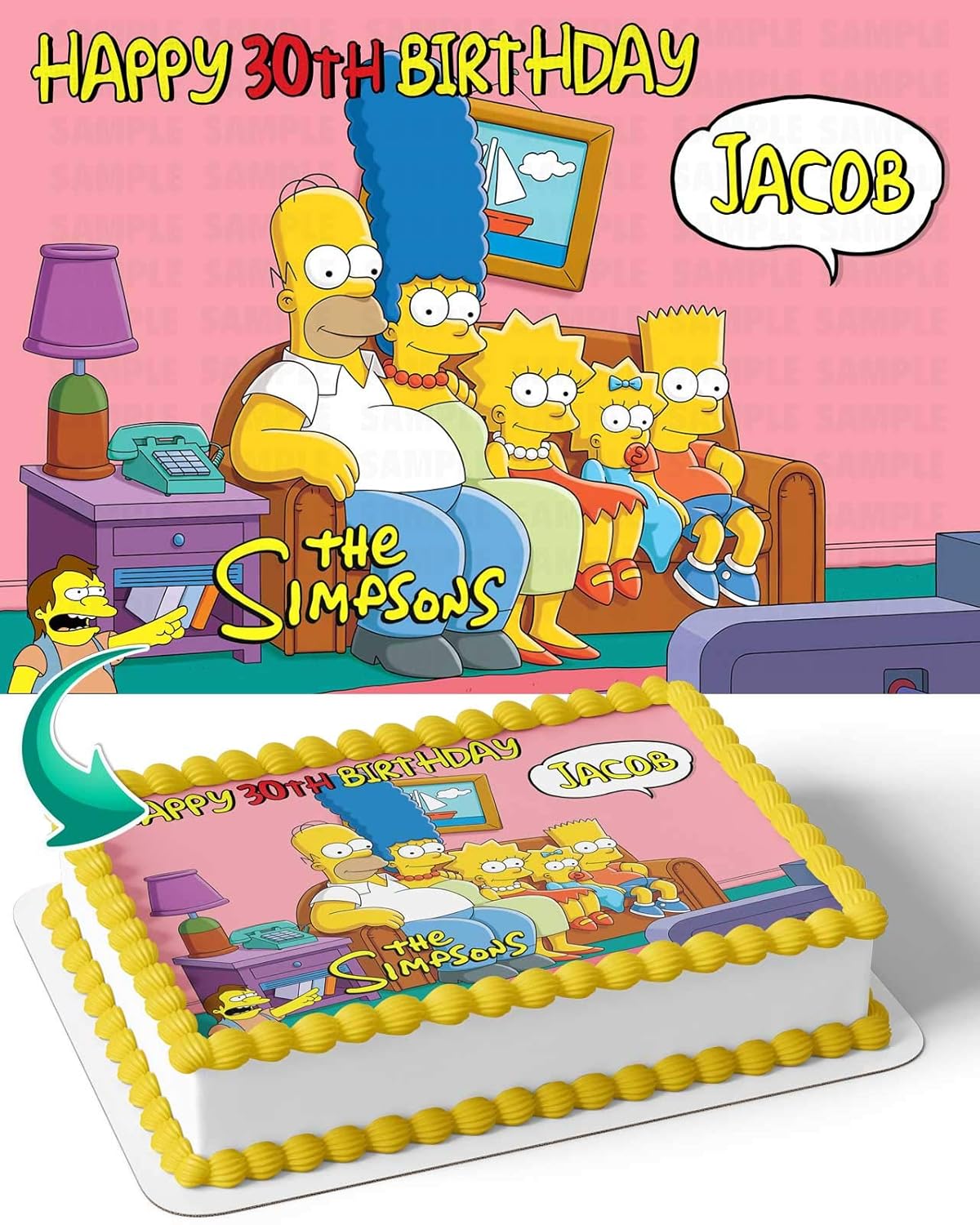 Os Melhores Lugares para Comprar Decoração de Bolo Os Simpsons Online