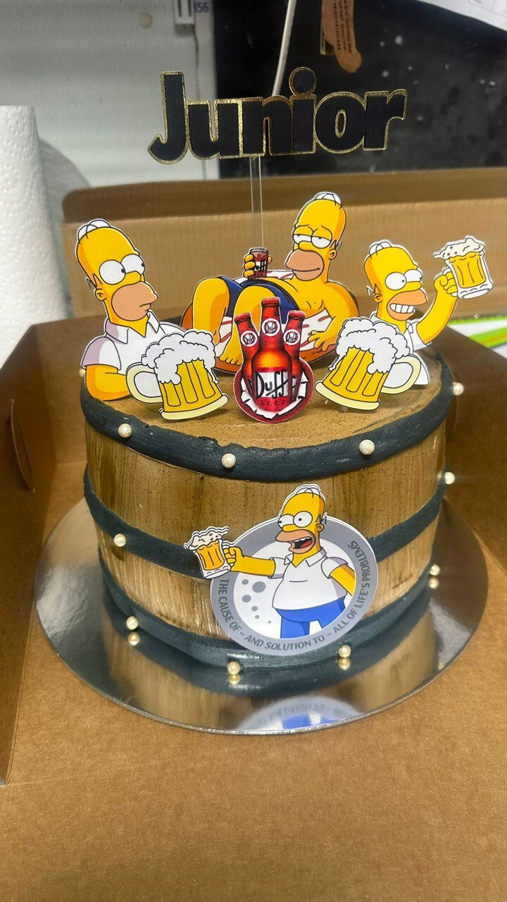 Receita de Bolo Donut Gigante do Homer: Passo a Passo