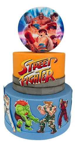 Como Fazer um Topo de Bolo Street Fighter em Casa