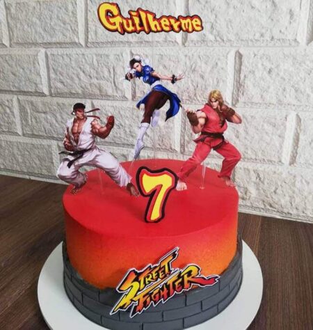 Os Melhores Personagens de Street Fighter para seu Bolo Temático
