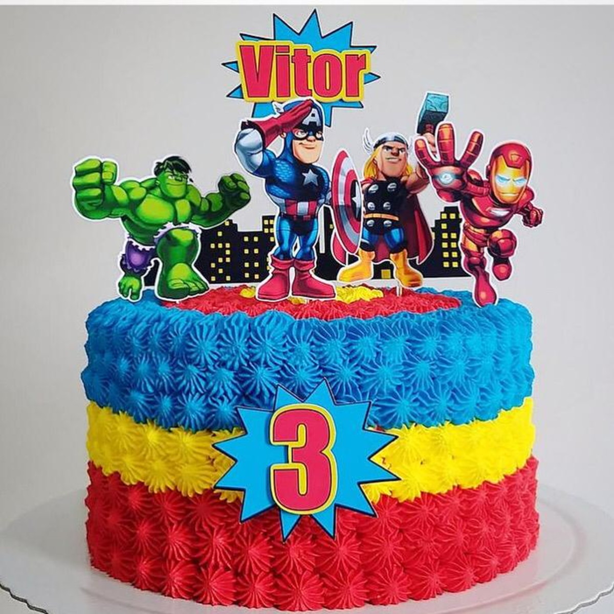 bolo decorado super herois liga da justiça