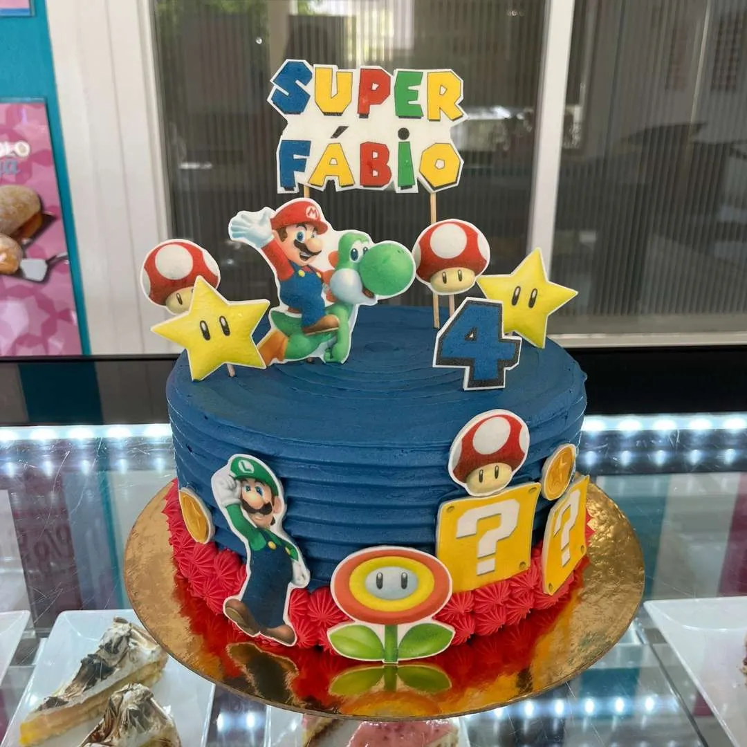 Inspiração: 10 Bolos Super Mario de Andares Incríveis para Grandes Festas