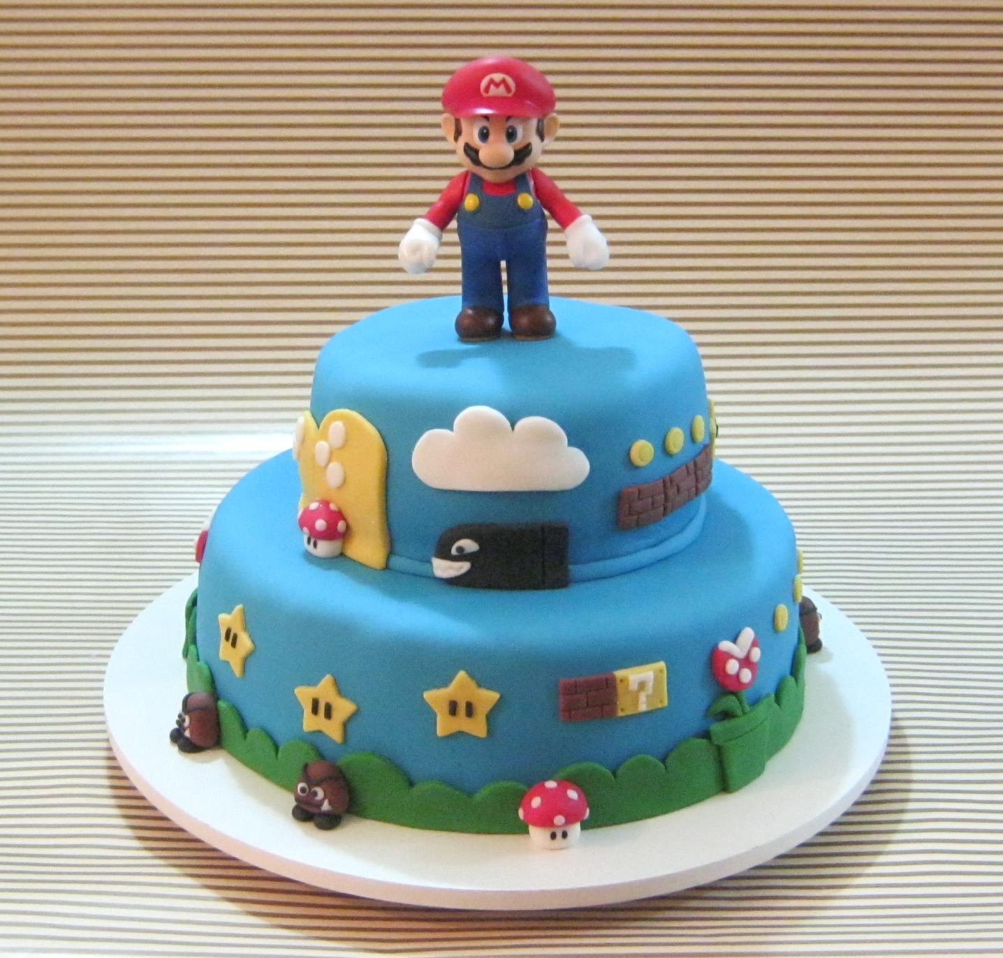 Bolo Decorado Super Mario
