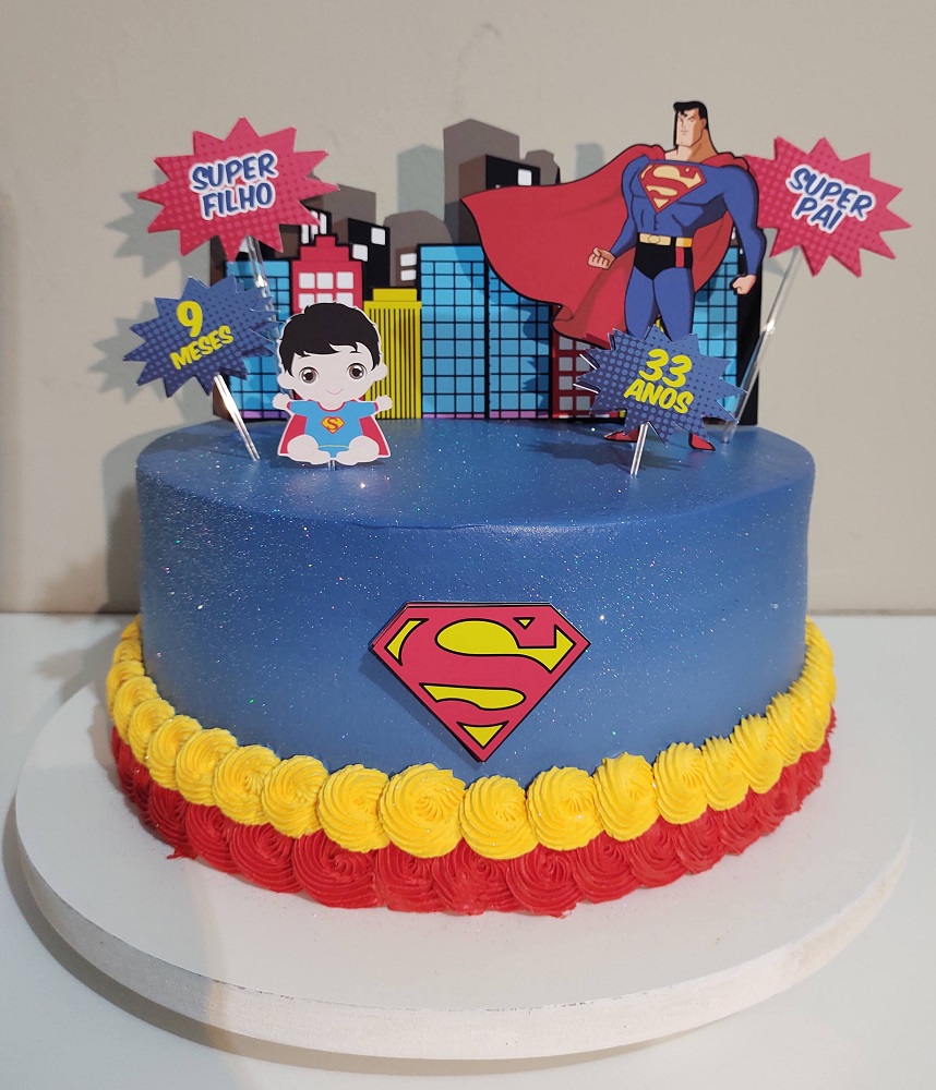 Bolo Decorado Superman