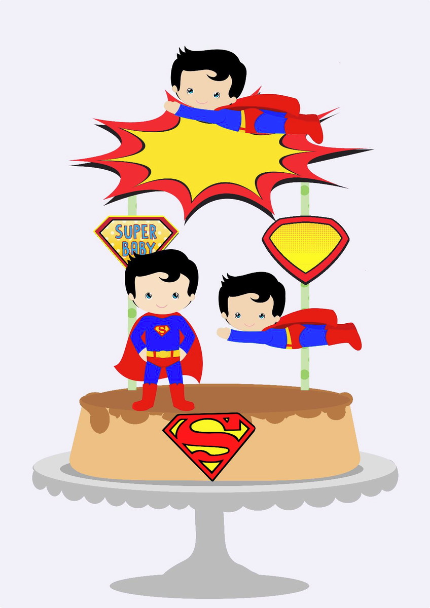 Bolo Decorado Superman