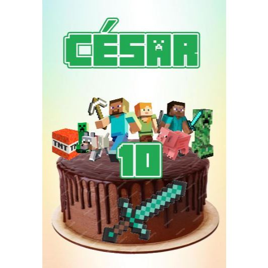 bolo tazer craft personalizado