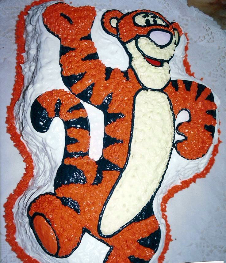 Bolo Decorado Tigre