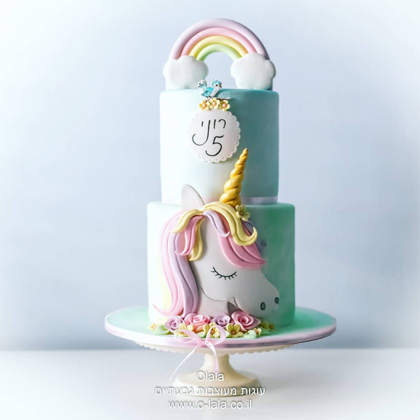 Bolo Decorado Unicórnio