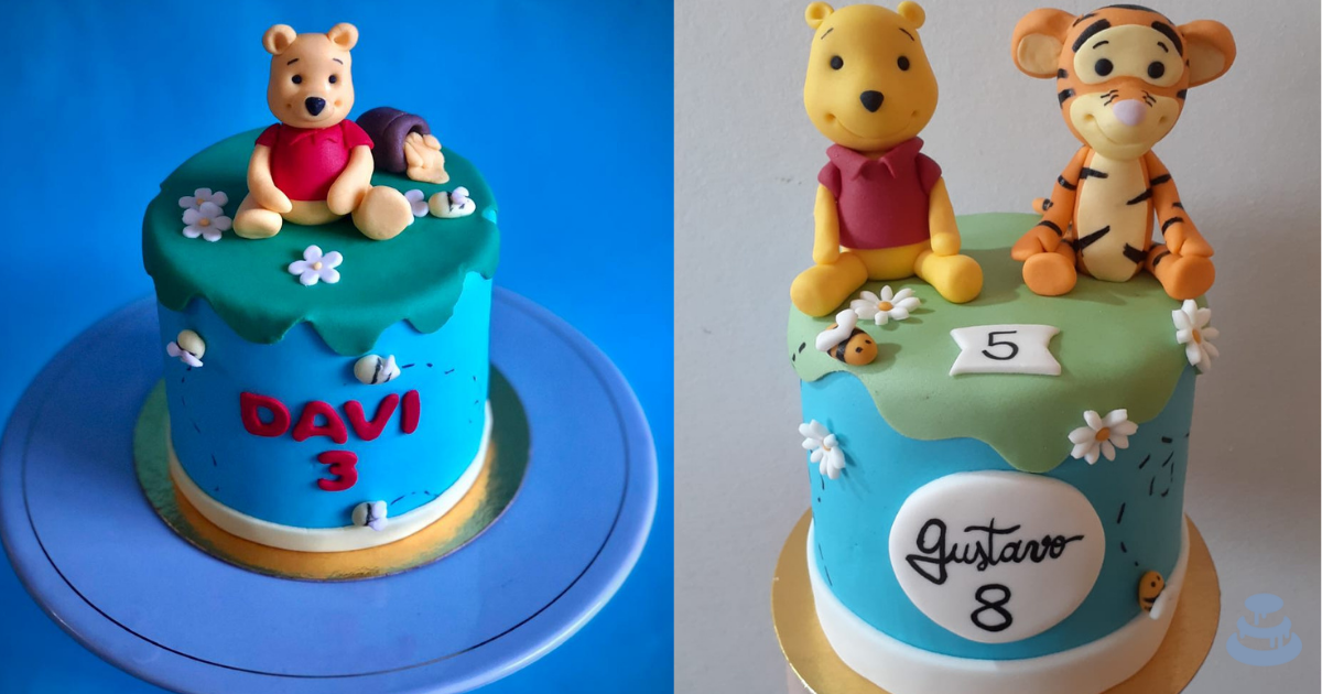 Como escolher o bolo perfeito para festa infantil do Ursinho Pooh