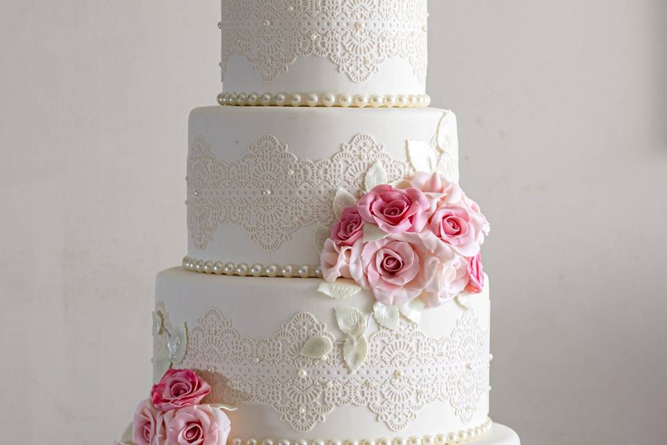 bolo fake de casamento