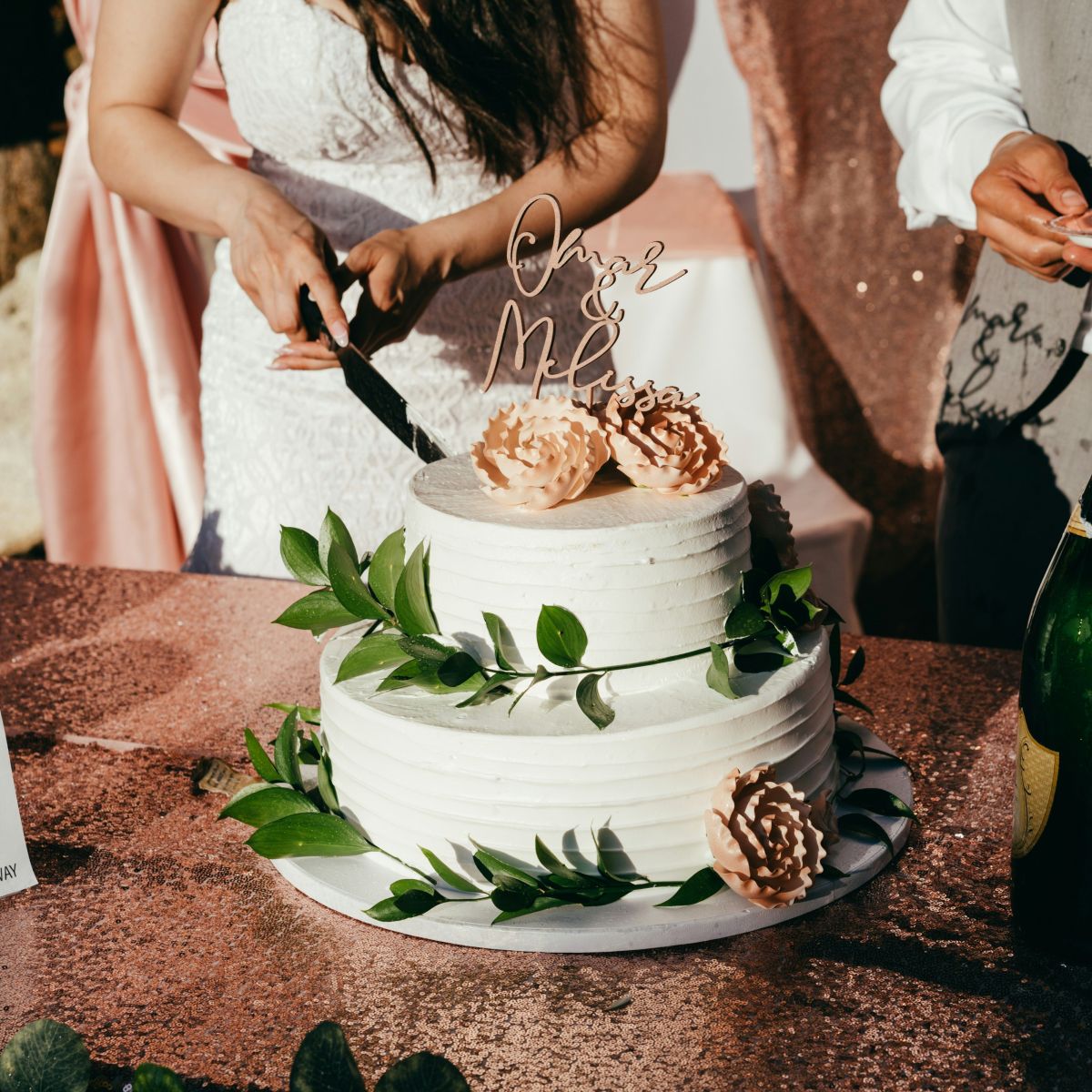 bolo fake de casamento