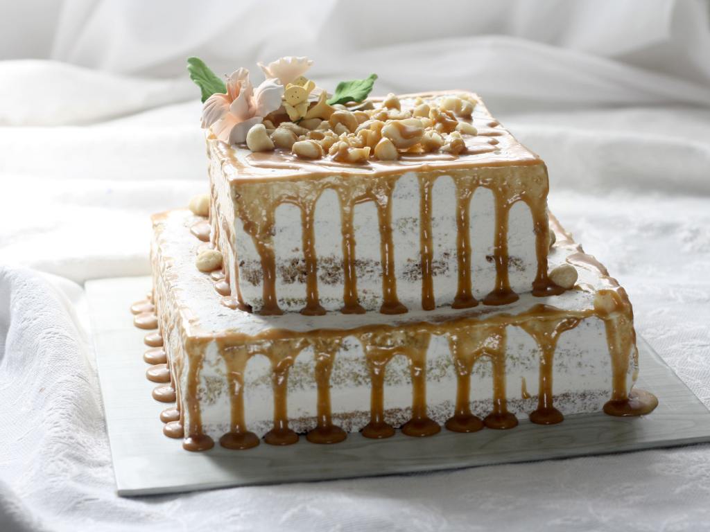 bolos de casamento quadrado