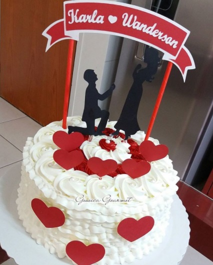 quanto custa um bolo de noivado