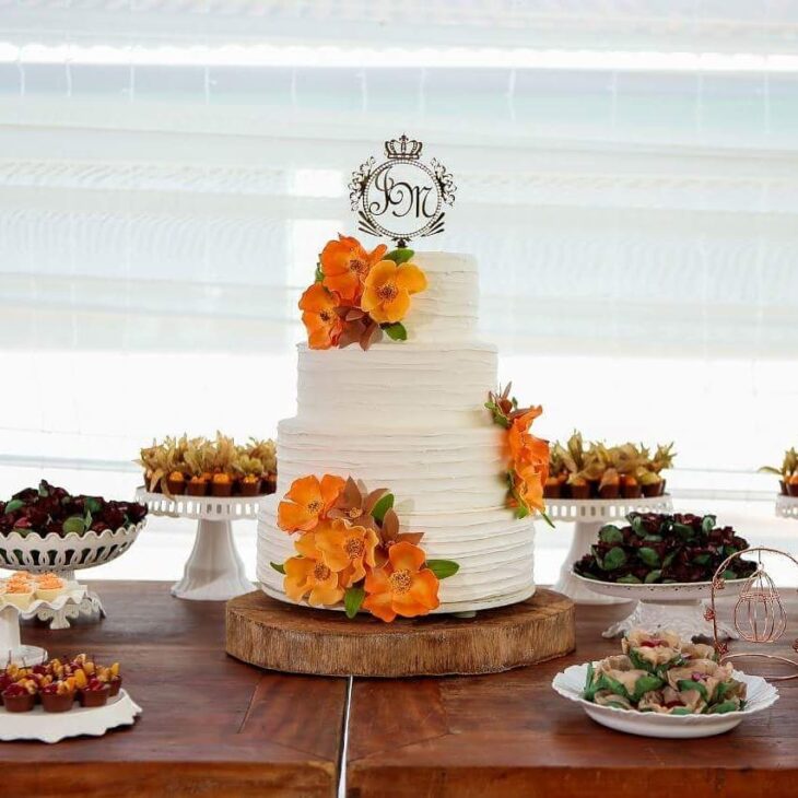 bolos fake de casamento