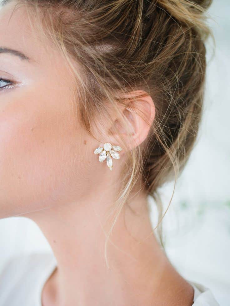 brincos de noiva para casamento na praia