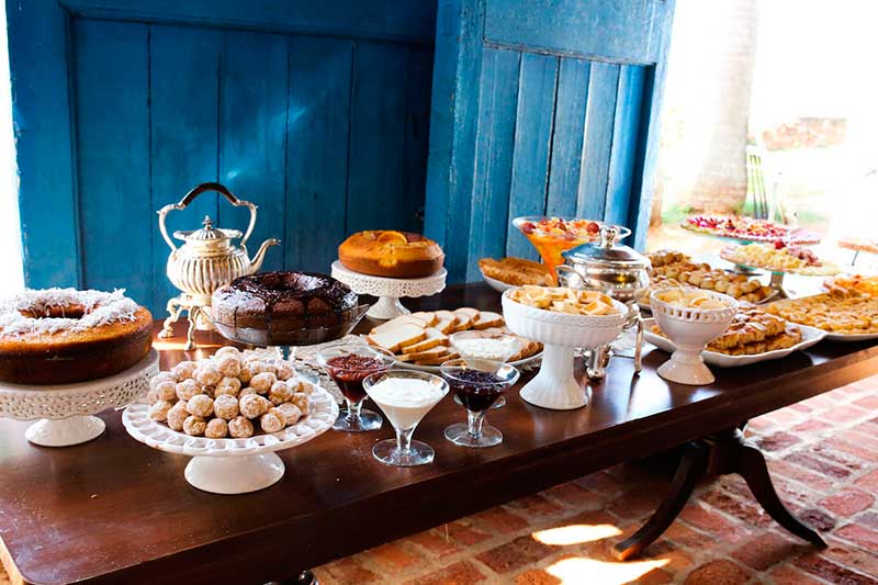 café da manhã de noivado