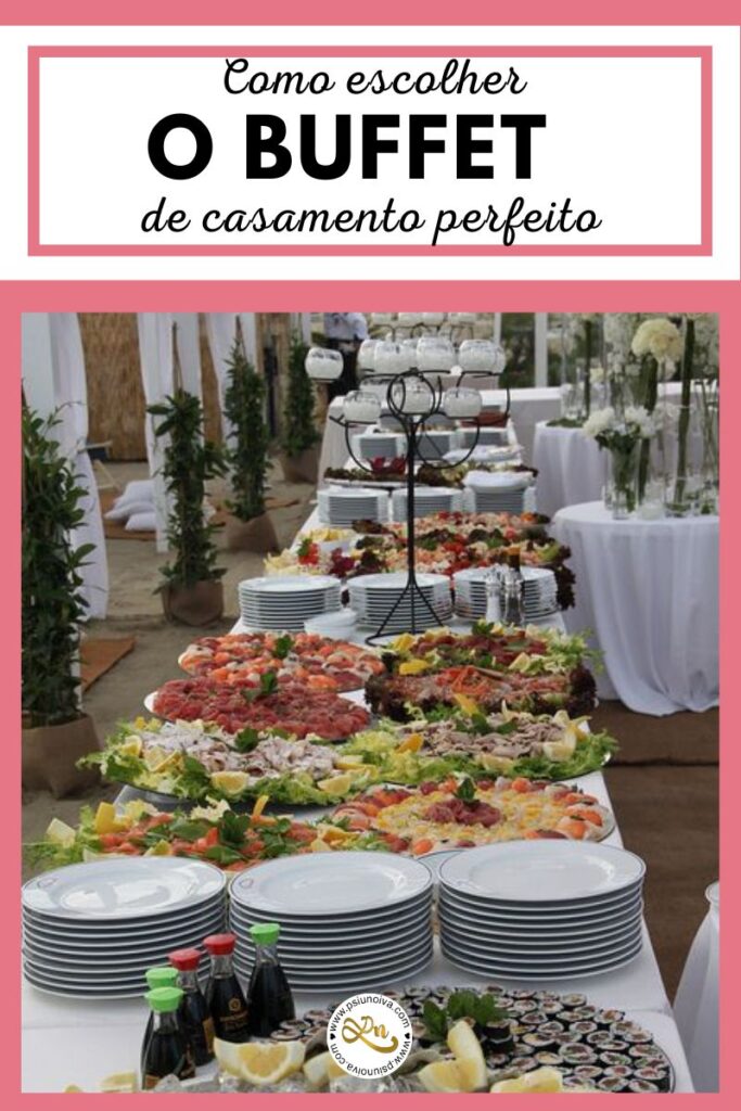 buffet americano vs empratado casamento