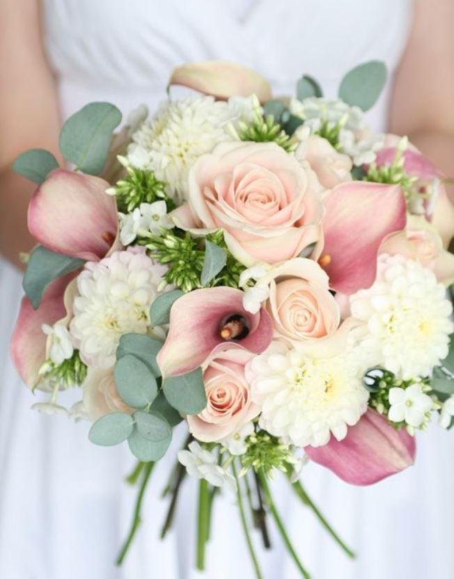 buque de noiva natural