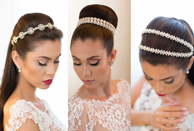 penteado noiva romântico