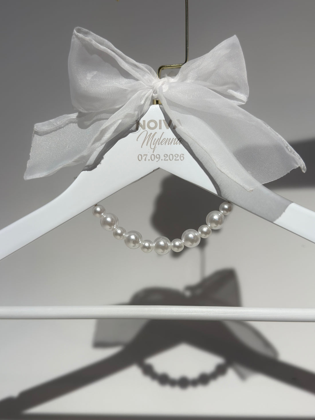 cabide personalizado noiva