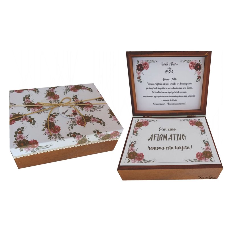 Caixinhas para Padrinhos: MDF vs. Cartonada - Qual Escolher?